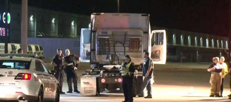 Suspected drunk driver leads deputies on chase with woman, 2 kids in 18-wheeler