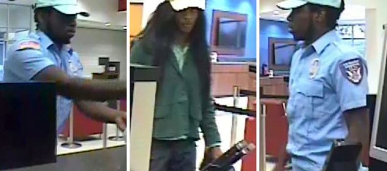 Man in fake security uniform and partner wanted after Tomball bank holdup